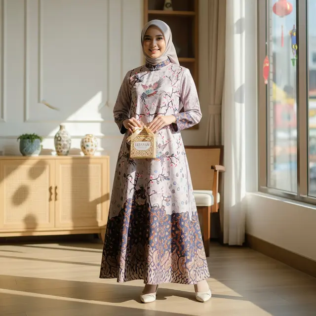 Model Dress Cheongsam Terbaru 2026 untuk Lebaran (Image by Gemini AI)