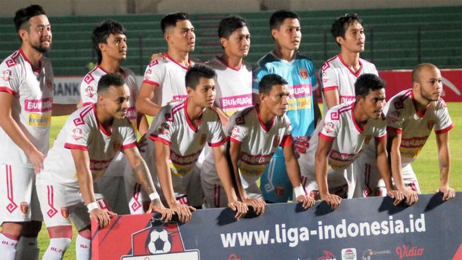 Skuat Badak Lampung FC di Liga 1 2019. (Bola.com/Vincentius Atmaja)