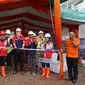 Direktur Utama PT Pos Indonesia (Persero) Faizal R. Djoemadi melakukan groundbreaking proyek Sentral Pengolahan Pos (SPP) Jakarta Timur.