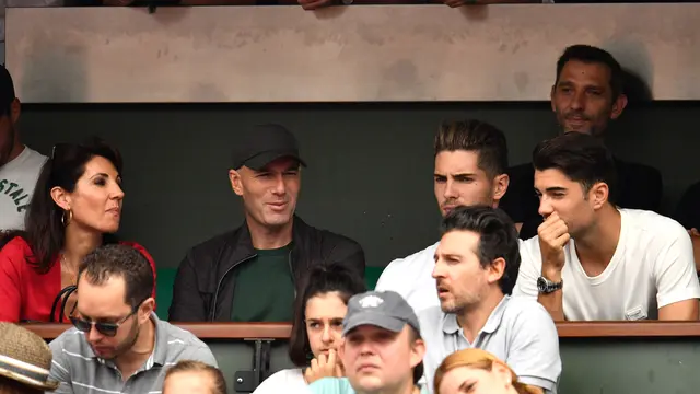 Zidane Asyik Nonton Final Prancis Terbuka