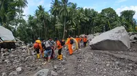 Bantuan Sembako hingga Tenda Disalurkan untuk Korban Banjir Sitaro