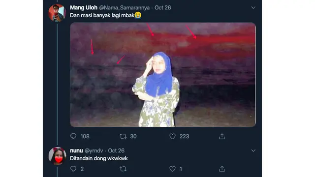 Viral Foto Horor Gadis di Parangtritis, Warganet Malah Bikin Editan Nyeleneh
