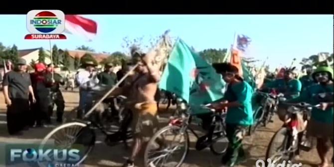 VIDEO: Komunitas Ontelis Gelar Aksi Cinta Papua di Gresik