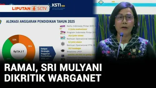 VIDEO: Soroti Rendahnya Gaji Guru dan Dosen, Sri Mulyani Dikritik Warganet