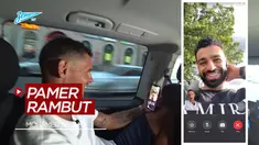 Berita Video Saat Mohamed Salah Pamer Rambut Baru ke Dejan Lovren