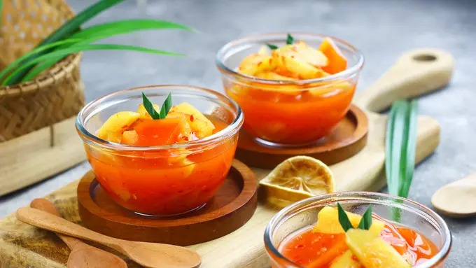 asinan buah segar pedas