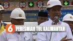 Ruas tol yang diresmikan yakni sesi dua, tiga, dan empat, sepanjang total 64 kilometer.