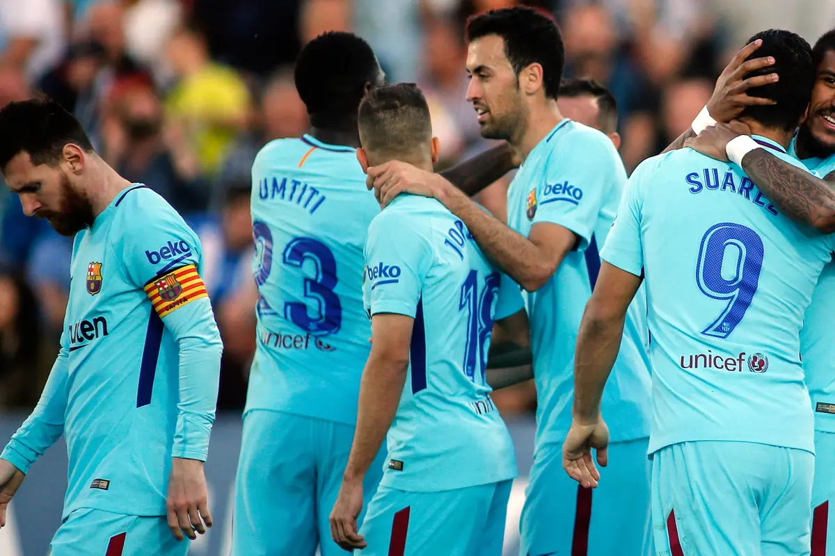 FOTO: Tekuk Leganes, Barcelona Kian Kukuh di Puncak Klasemen