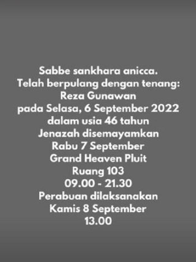 Dewi Lestari - Reza Gunawan (Foto: Instagram/@deelestari)