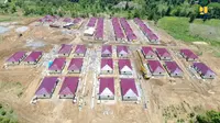 Kementerian PUPR tengah membangun rumah khusus (rusus) bagi warga di kawasan perbatasan di Kabupaten Belu, NTT. Dok PUPR