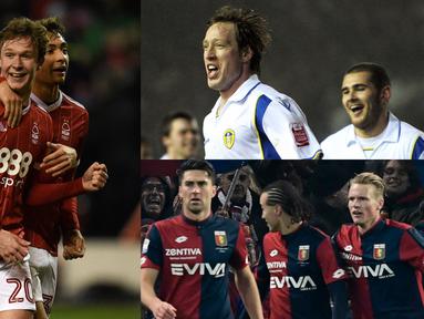 Tidak ada yang mengetahui masa berjaya dan terpuruknya karier klub sepak bola di dunia. Terdapat masanya klub sepak bola kini alami kejayaan dengan prestasi mentereng namun tiba-tiba bisa saja terpuruk. (Kolase Foto AFP)