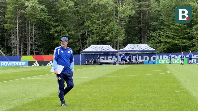 Latihan Timnas Skotlandia di Boston, Amerika Serikat, saat Piala Dunia 2026