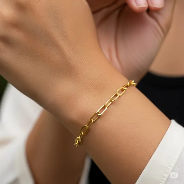 Model Gelang Emas 24 Karat 5 Gram Paling Awet. Foto: Gemini
