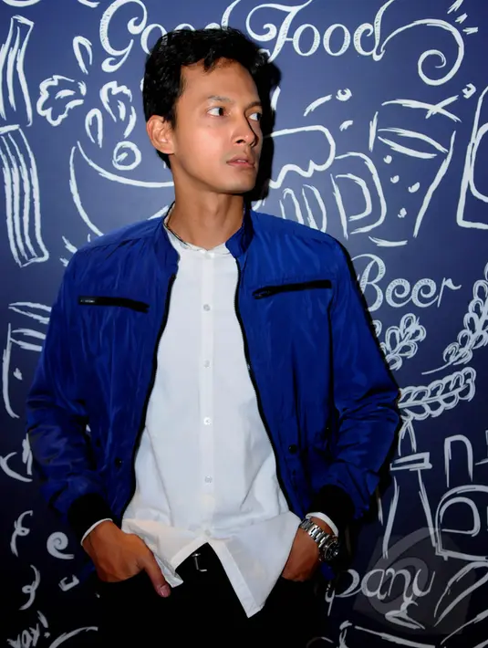 Mengawali kariernya dari dunia model, membuat Fedi Nuril selalu terlihat trendi. Foto diambil pada 19 Mei 2015. (Liputan6.com/Faisal R Syam)