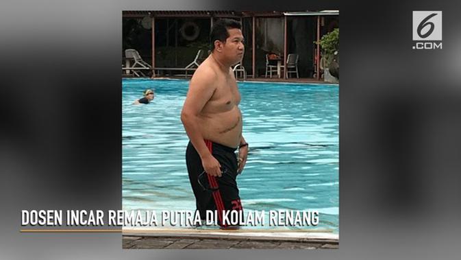 Video Dosen Ini Incar Remaja Putra Di Kolam Renang News Liputan6 Com