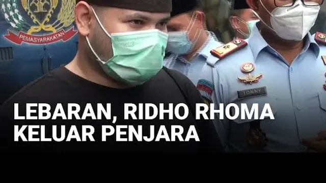 Pedangdut Muhammad Ridho Rhoma mendapat pembebasan bersyarat. Ridho Rhoma keluar dari Lapas Kelas 1 Cipinang, Jakarta Timur, hari ini, Senin (2/5/2022).