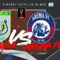 Piala Presiden: Persela Lamongan vs Arema FC. (Bola.com/Dody Iryawan)