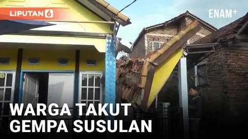 VIDEO: Gempa Bumi di Sumedang Puluhan Rumah Rusak, Warga Pilih Tidur di Tenda Pengungsian