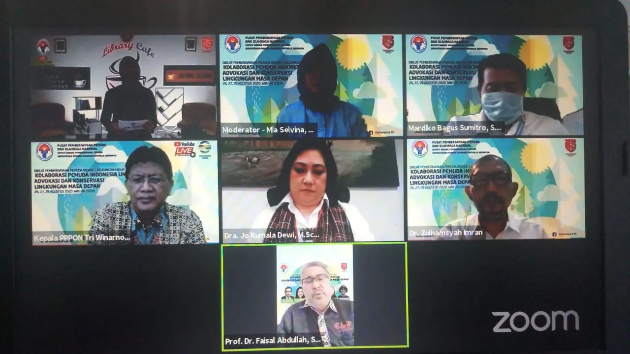Ratusan Orang Ikut Diklat Virtual Kemenpora