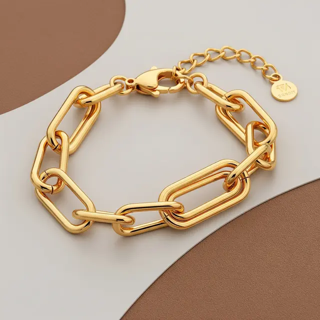 Gelang Emas Rantai Besar untuk Tangan Kecil