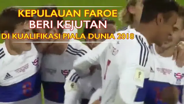 Video laga kualifikasi Piala 2018 antara Latvia vs Kepulauan Faroe. Negara yang biasa kalah dan menjadi juru kunci ini justru meraih kemenangan 2-0 di kandang Latvia.