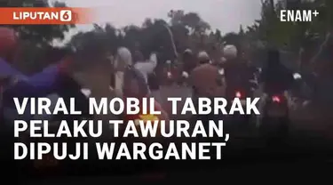 Tawuran kerap kali meresahkan warga yang terdampak kerusakan dan kemacetan. Tak jarang warga membubarkan paksa tawuran, seperti pemobil satu ini. Sang supir menabrak sejumlah pelaku tawuran bermotor guna membubarkan aksi meresahkan mereka.