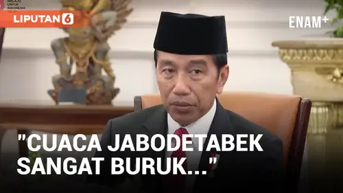 VIDEO: Jokowi Gelar Rapat Bahas Udara Jabodetabek!