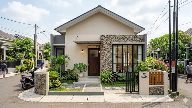 Model Fasad Rumah yang Langsung Mencuri Perhatian dari Jalan