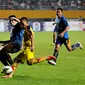 Sriwijaya FC vs Arema Cronus (Liputan6.com/Johan Tallo)