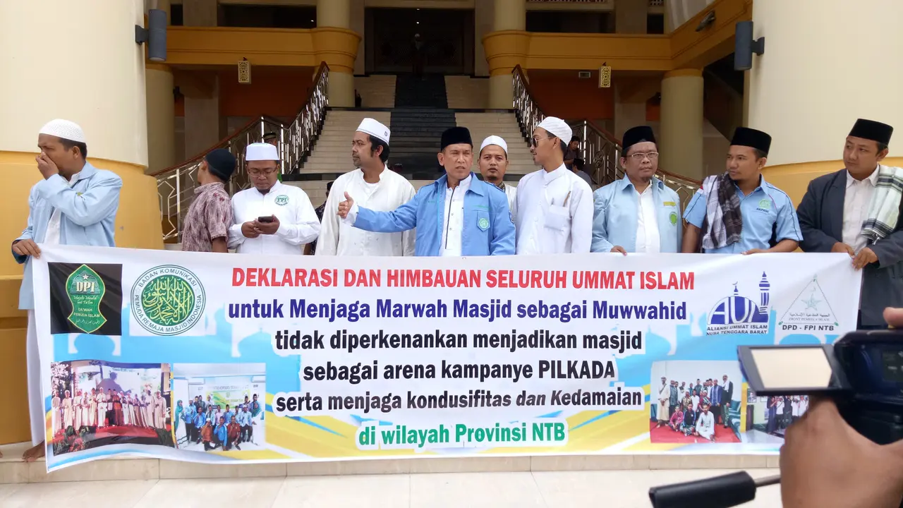 Imbauan tidak kampanye di masjid di NTB