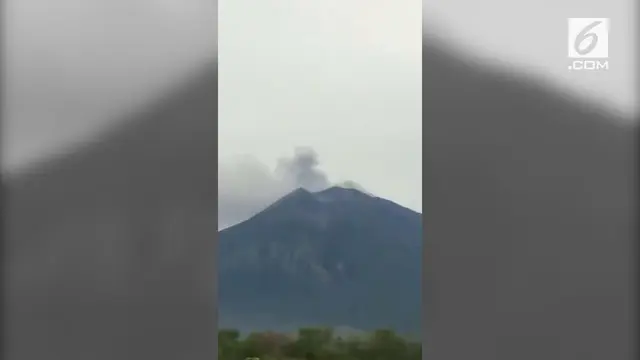 VIDEO: Gunung Agung Meletus, BNPB Imbau Warga Tak Panik