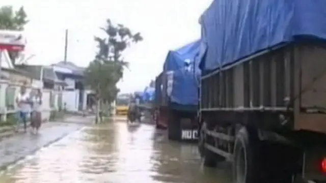 Sungai Bengawan Solo Meluap, Warga Bojonegoro Mengungsi