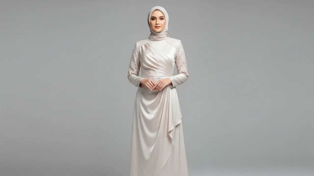 Gamis Kondangan dengan Sirkulasi Udara Tersembunyi