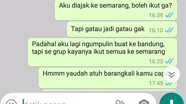 6 Chat Dicuekin Pacar Ini Bikin Geregetan, Nyesek Banget