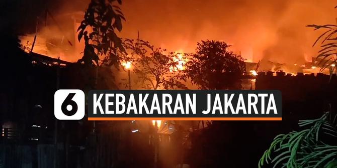 VIDEO: Kebakaran Menimpa Permukiman Padat di Jatinegara