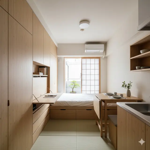 Model Rumah Mungil Ala Jepang Budget Minim (Image by Gemini AI)