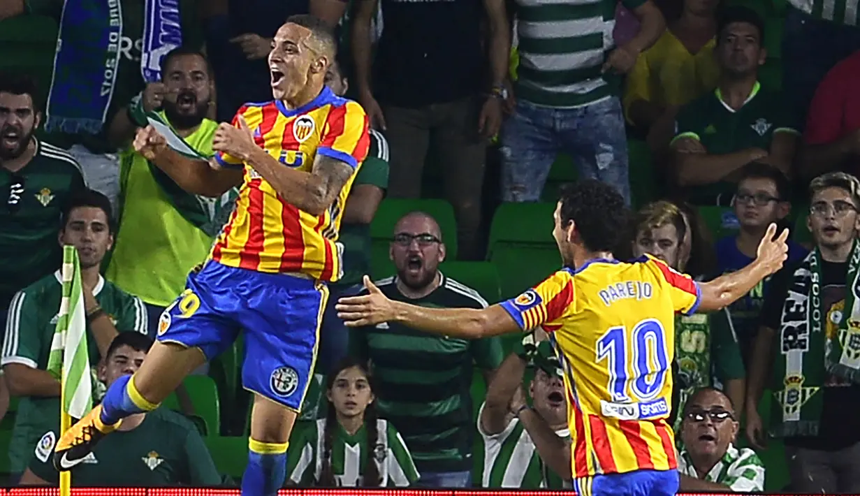 7.  Rodrigo Moreno (Valencia) - 4 Gol. (AFP/Cristina Quicler)