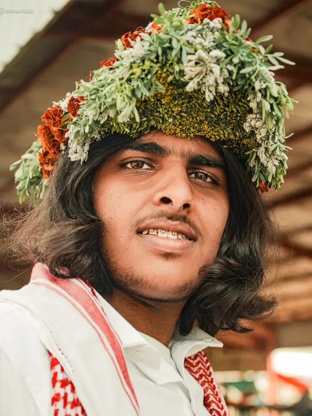 Pria Bunga Arab Saudi