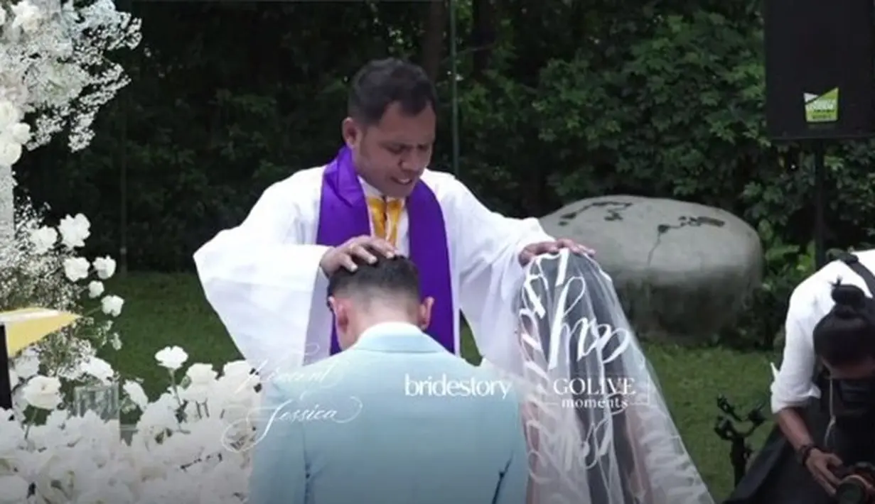 Jessica Iskandar dan Vincent Verhaag (Foto: dok. Instagram Bridestory)