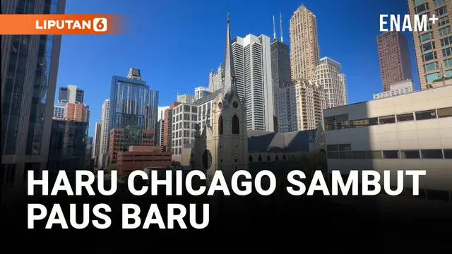 VIDEO: Sambut Paus Baru, Warga Chicago Rayakan dengan Haru