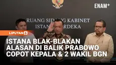 Presiden Prabowo Subianto mencopot Kepala Badan Gizi Nasional (BGN) Dadan Hindayana. Prabowo menegaskan punya catatan serius selama Dadan menjabat selama 1 tahun 9 bulan sebagai kepala BGN.