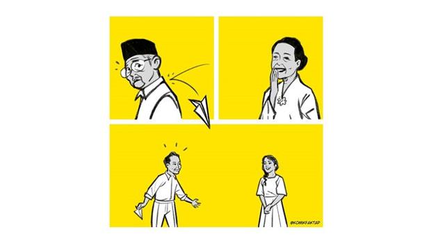 Komik Mengenang BJ Habibie Ini Bikin Haru