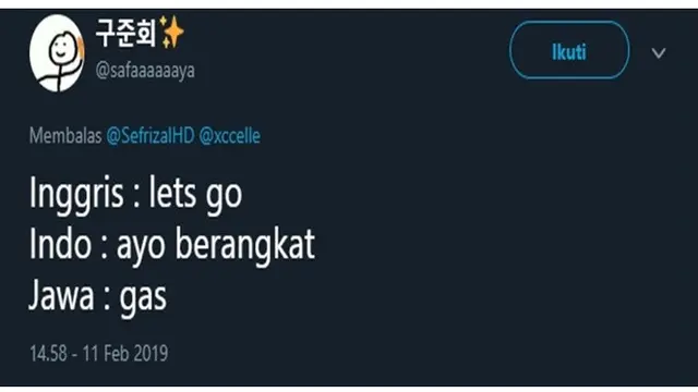 Bahasa Jawa Simpel