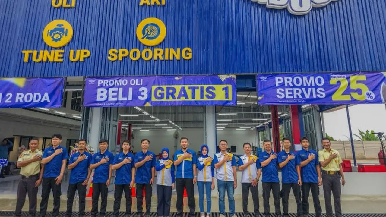 Bengkel BOS terus memperluas jaringannya di Indonesia, dan kali ini meresmikan bengkel BOS Sentul di wilayah Bogor (ist)