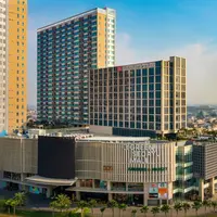 Facade of Hilton Garden Inn Jakarta Taman Palem Unveils New Veranda & Barbecue Offering (Hilton Garden Inn).