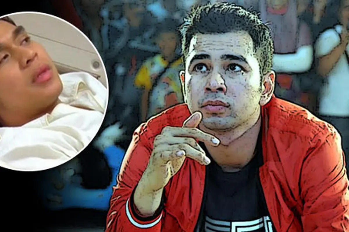 Ilustrasi Olga Syahputra dan Raffi Ahmad