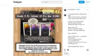 Instagram resmi LRT Jabodebek kembali diserang hacker dan menawarkan iPhone