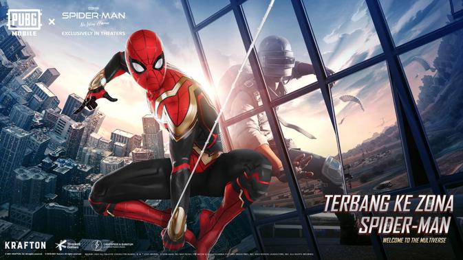 Tencent Games umumkan konten eksklusif Spider-Man: No Way Home di PUBG Mobile. (Doc: Tencent Games)