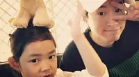 Haru dan Tablo (via. Instagram/tabloisdad)