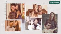WAGS Pesepak Bola Indonesia: Carmen Rowena (Stefano Lilipaly), Kimmy Jayanti (Greg Nwokolo), Jeniffer Bachdim (Irfan Bachdim), Elisabeth Novia(Kim Kurniawan), Ratu Rizky Nabila (Alfath Fathier). (Bola.com/Dody Iryawan)